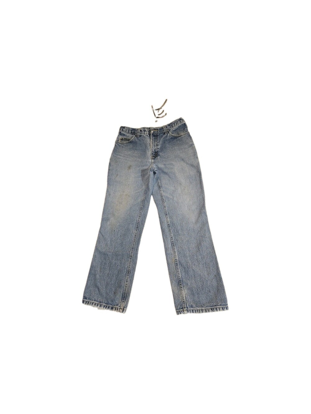 carhartt fr jeans 34 X 30 💯 cotton Work Pants Lgt Wash